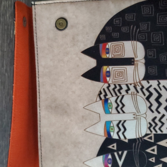 🐾 Laurel Burch WILD CATS Cosmetic Bags - NEW 11IN X 8.5IN - Picture 5 of 8
